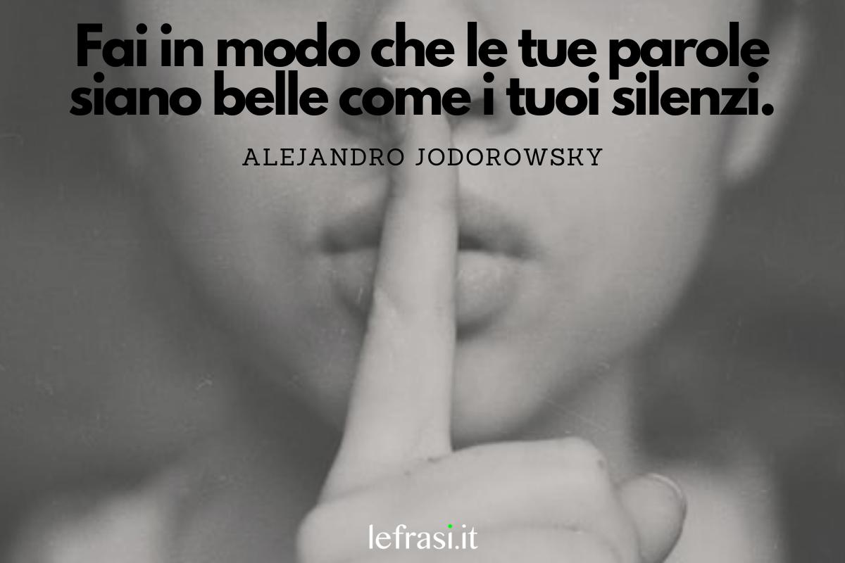Frasi sul silenzio