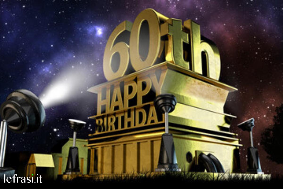 Frasi di auguri per il compleanno dei 60 anni