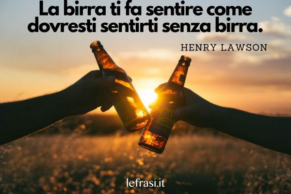 Frasi sulla birra