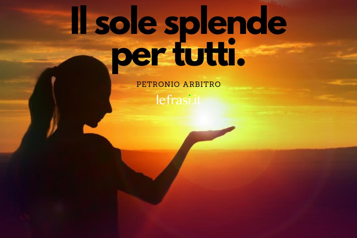 Frasi sul sole