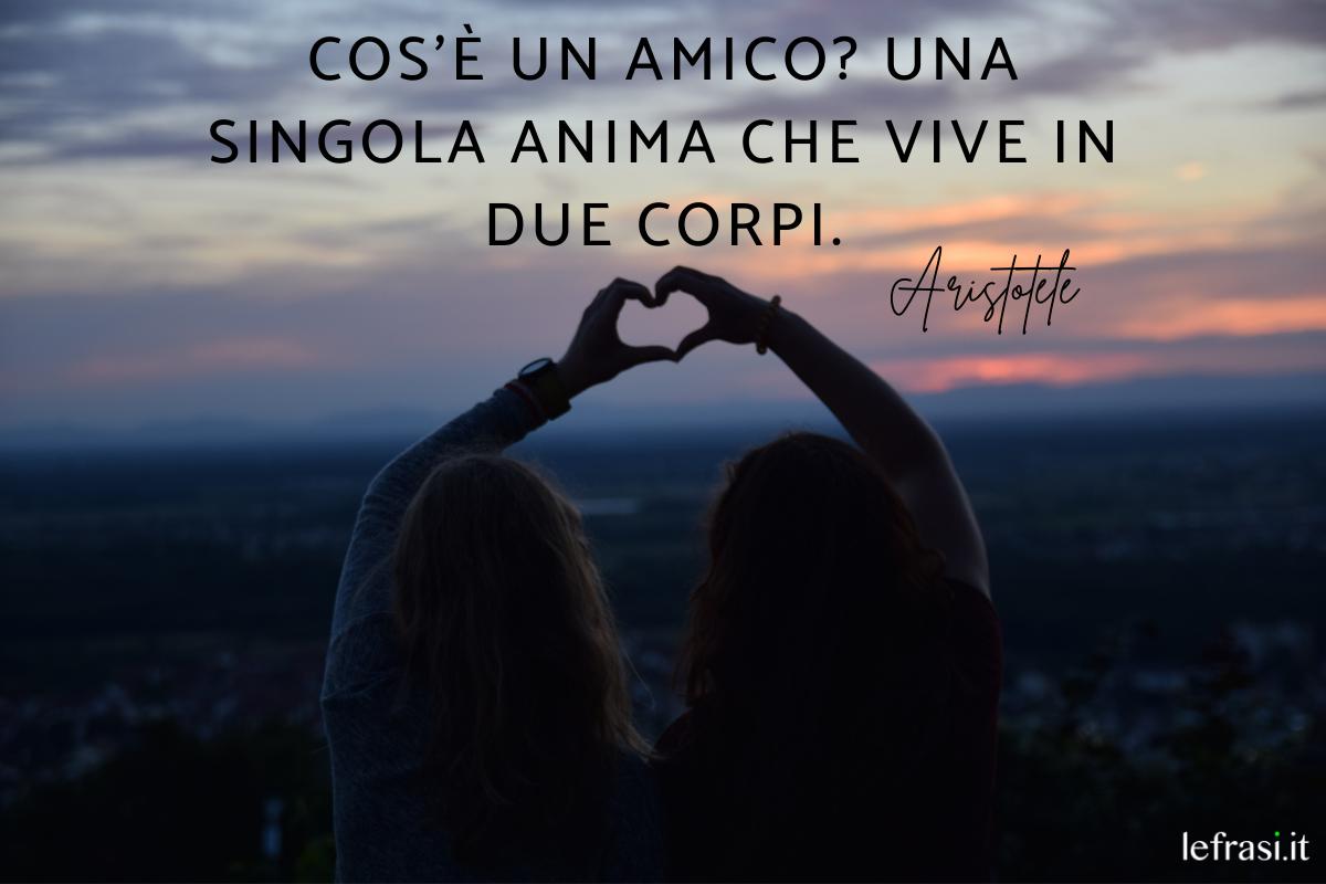 Frasi sull'Amicizia vera e sincera