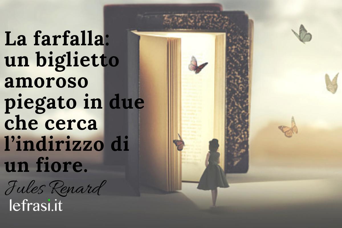 frasi sulle farfalle nello stomaco