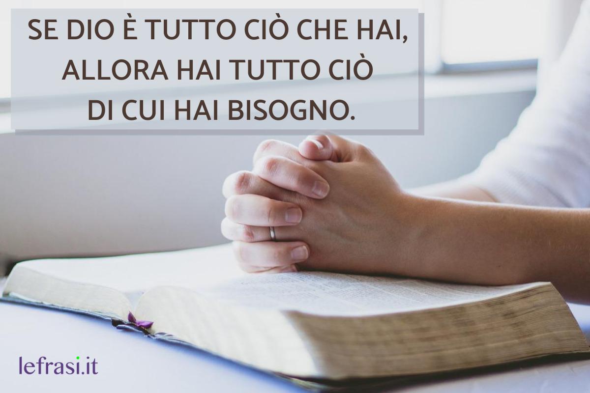 Frasi brevi su Dio