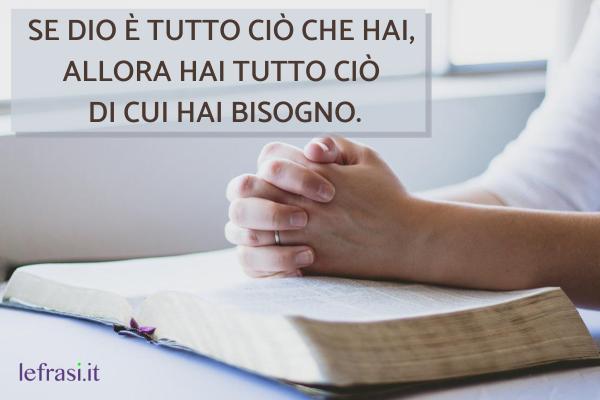 Frasi brevi su Dio