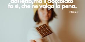 Frasi sul cioccolato