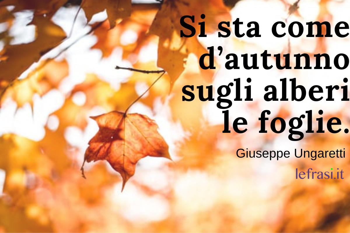 Frasi sull'autunno
