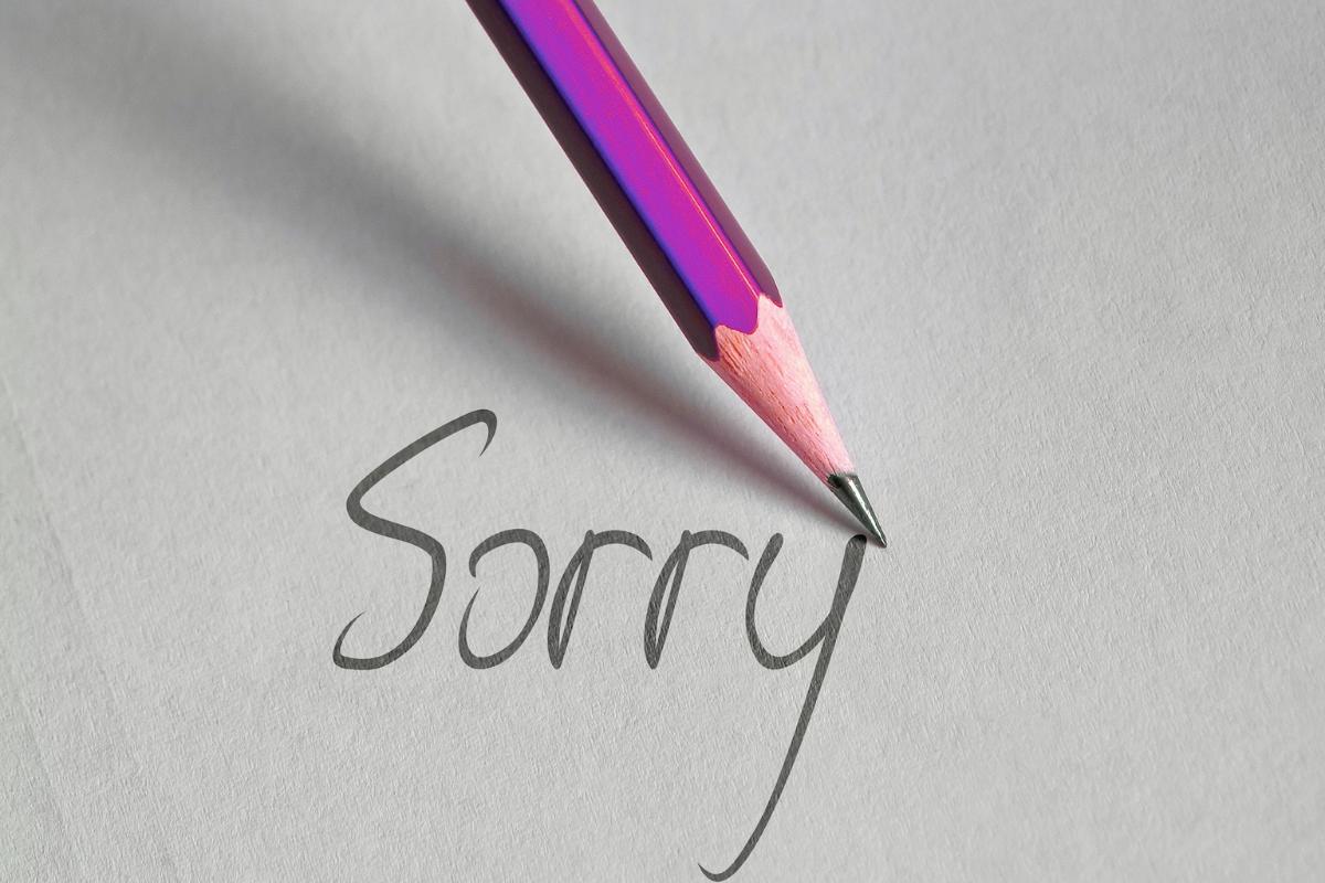 Frasi per chiedere Scusa
