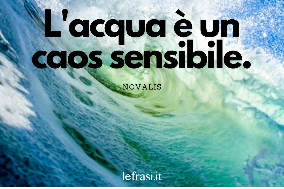 Frasi sull'acqua